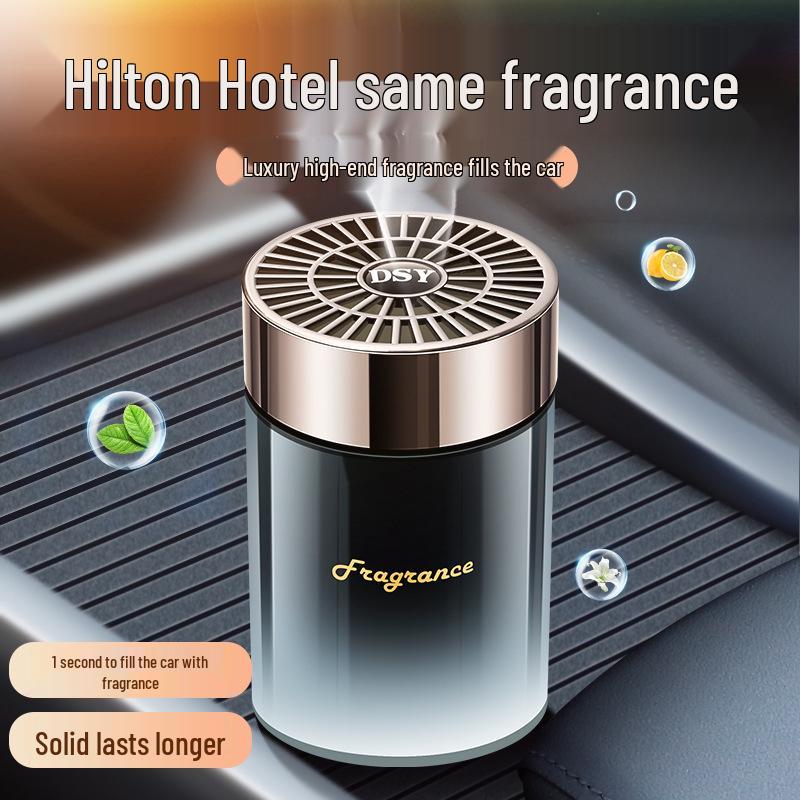 2024 Men's Solid Car Perfume by Hilton – Long-lasting Light Fragrance for Car Interiors
