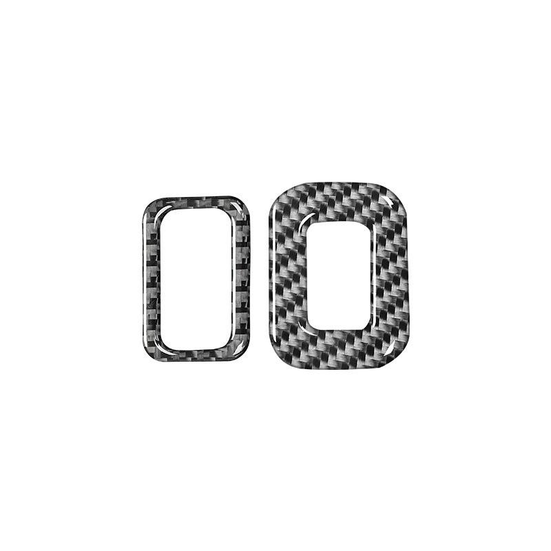 Carbon Fiber Car Rear Trunk Switch Button Panel Trim Frame Decoration Sticker For Mercedes Benz 2016- C Class GLC W205