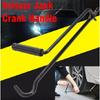 Car Jack Hand Crank Wheel Spanner Handle For Scissor Car Lift Foldable Tool