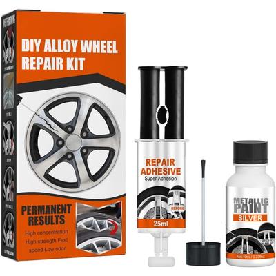 Wheel Rim Cleaner Alloy Wheel Rims Scratch Repair Kit Car Rims Scratch Remover Car Rims Paint Cleaner Repair Rims Scratch Remover