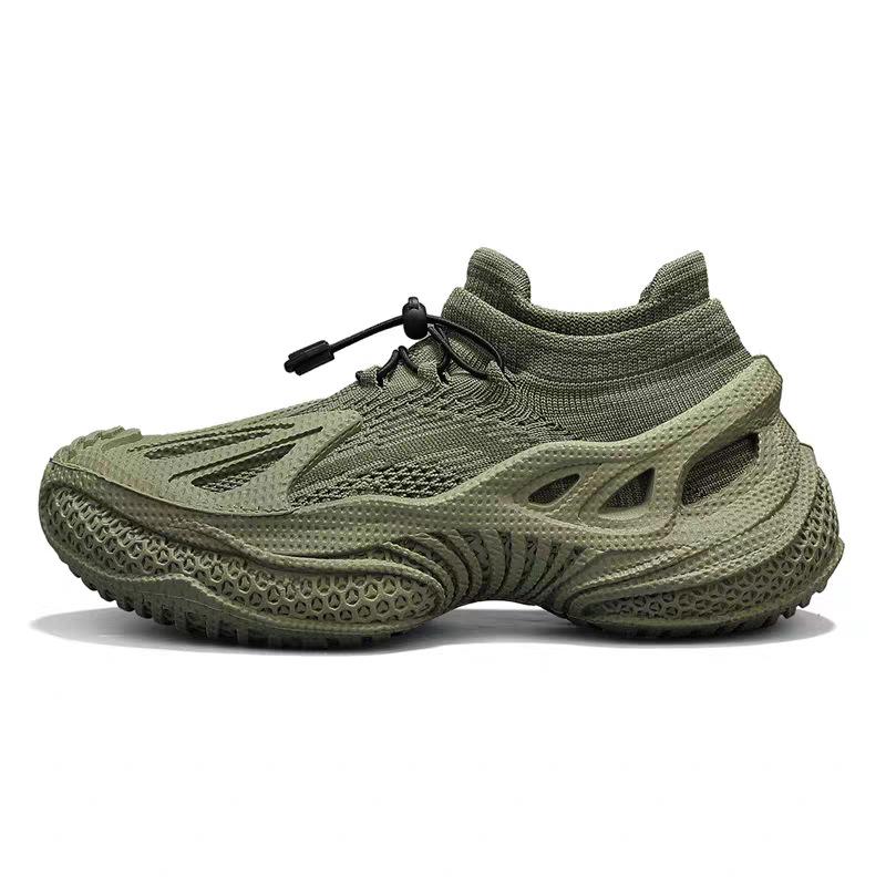 Men's shoes new breathable fly-woven mesh sneakers casual platform sneakers dad shoes