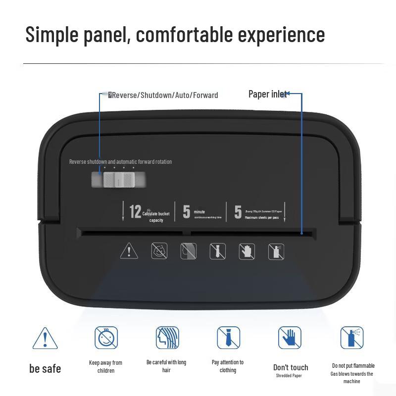 Deli 9939 High-Security Cross-Cut Paper Shredder CN plug (adapter included)