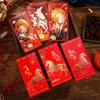 6pcs Cartoon New Year Red Envelopes Chinese Style Spring Festival Envelope  Birthday Celebration