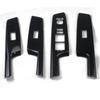 For Toyota Prius ZVW40 ABS Black Car Door Armrest Window Lift Button Switch Panel Cover Glass Control Panle Interior