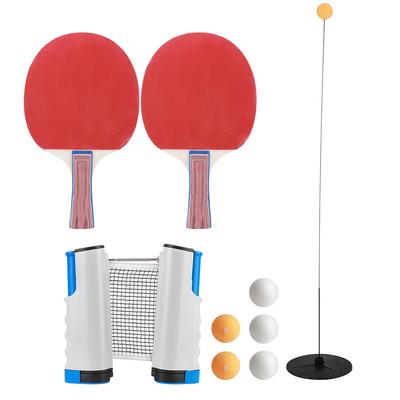 Portable Table Tennis Net Racket Retractable Net Set Trainer Sports Training Set