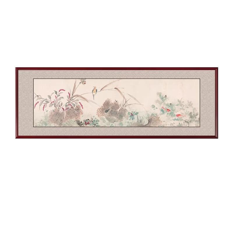 Handun Autumn Wind Ink Algae Chinese Style Wall Art