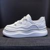 Genuine Leather White Women's Shoes Autumn and Winter New Platform Sports Dad Shoes Women's Casual Sneakers