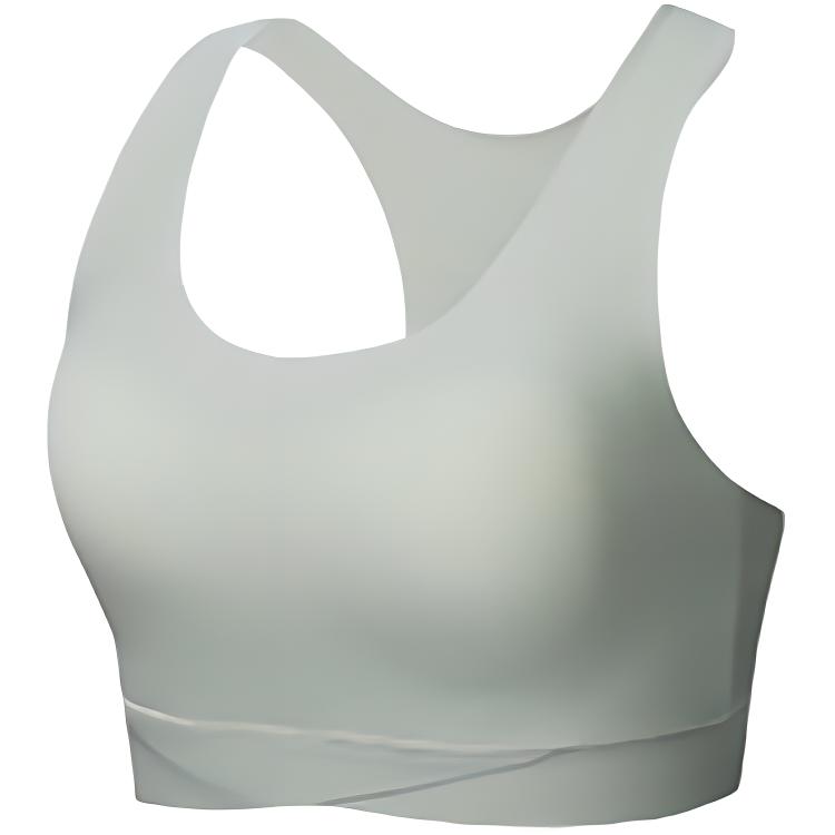 Anta Yoga Integrated Running Shockproof Training Fitness Vest Women Tops Light-Mulberry-Green 962337104-8