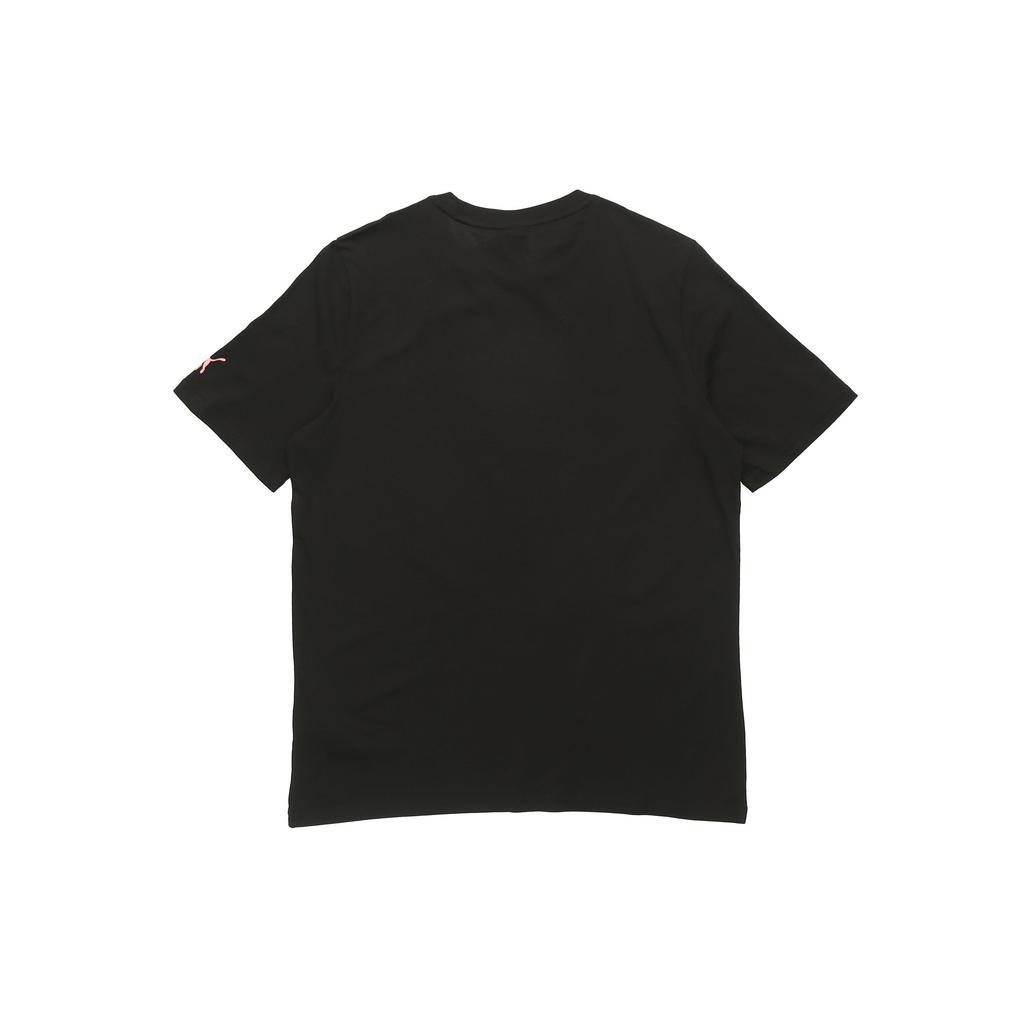 Puma Graphic Logo Sports Running Training Fitness Breathable Comfortable Casual Crew Neck Short Sleeve T-Shirt Men T-Shirts Black 532612-51