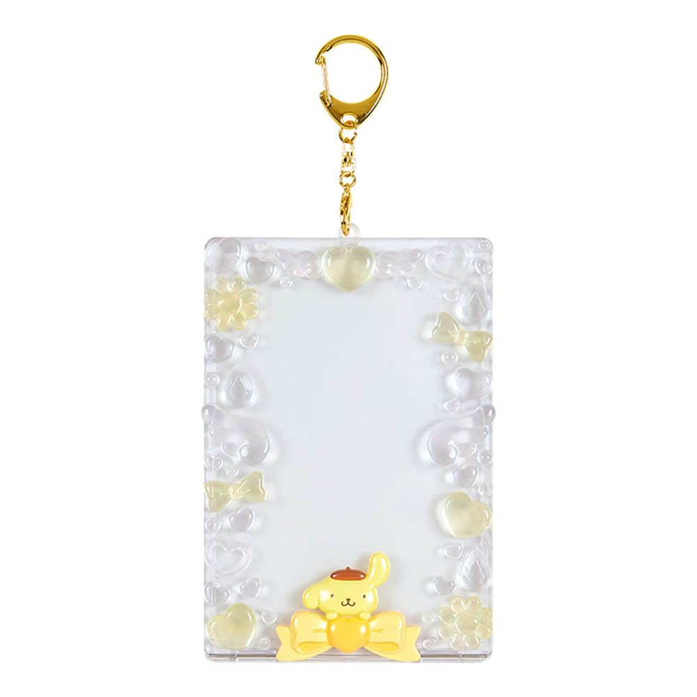 

Sanrio Photo Holder approximately wide x 1cm deep x 14cm L fits up to 13cm x (Enjoy Idol) Pompompurin, 9.5cm high, size, 9.1cm (690007)