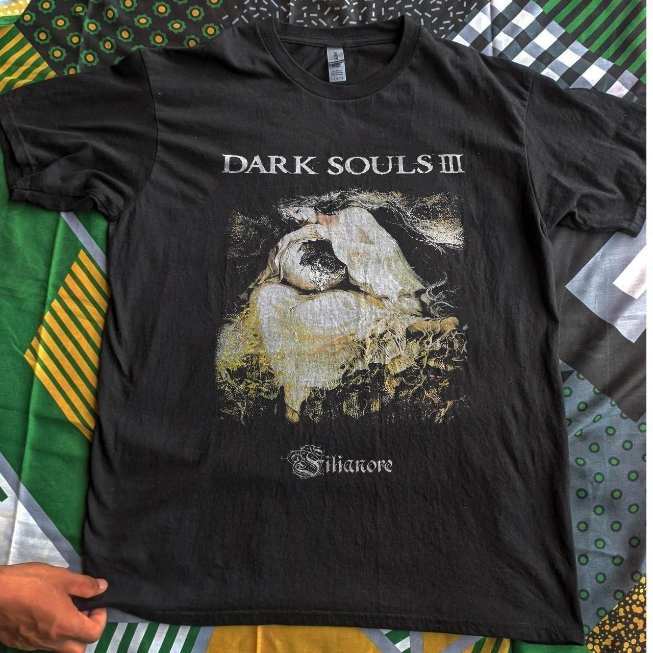 Retro Dark Souls 3 Video Game Graphic Unisex Tee Gift for fan S-5XL Unisex T-Shirt XL