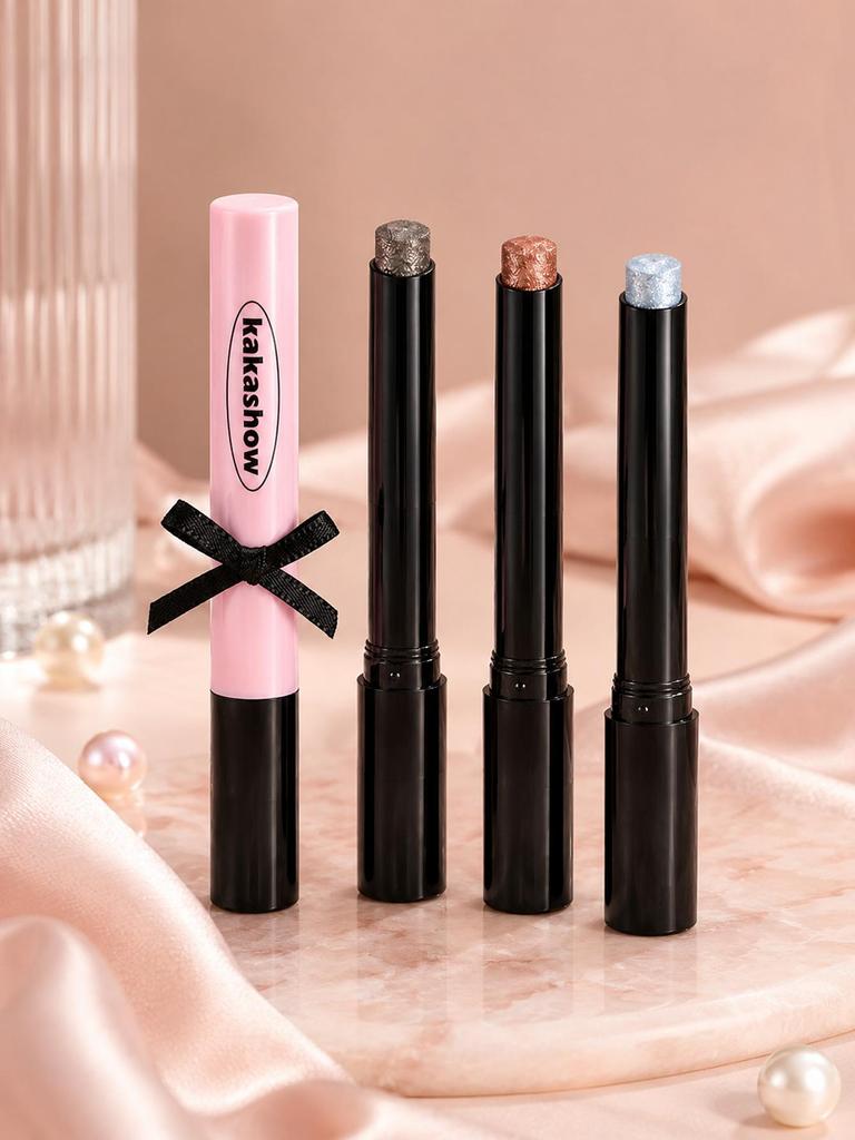Lazy eyeshadow stick, broken diamonds, fine flashing color, natural vitality, atmosphere, eye makeup, eyeshadow, smoky makeup