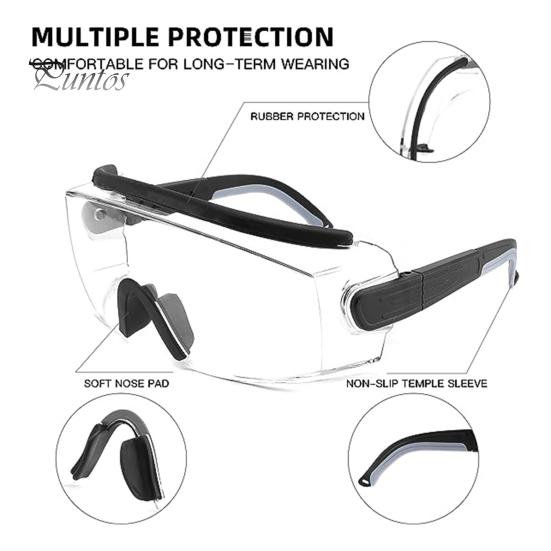 Anti-Fog Safety Goggles Comfortable Secure Seal Clear Vision Protection Dust-proof Goggles for Men And Women