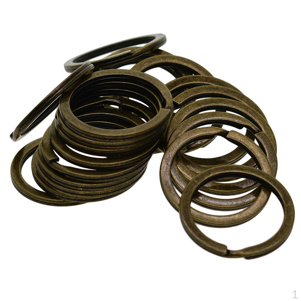 20 buc inele metalice în vrac pentru meșteșuguri cu breloc