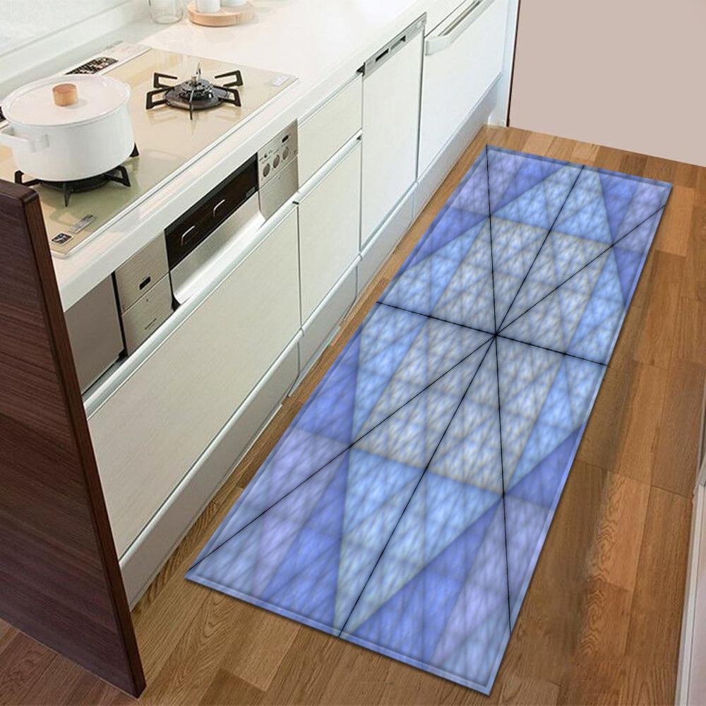 Eingangstürmatte, Küche, Schlafzimmer, Teppich, rutschfester Boden, Flurteppich, modernes Druckmuster, Bodenmatte