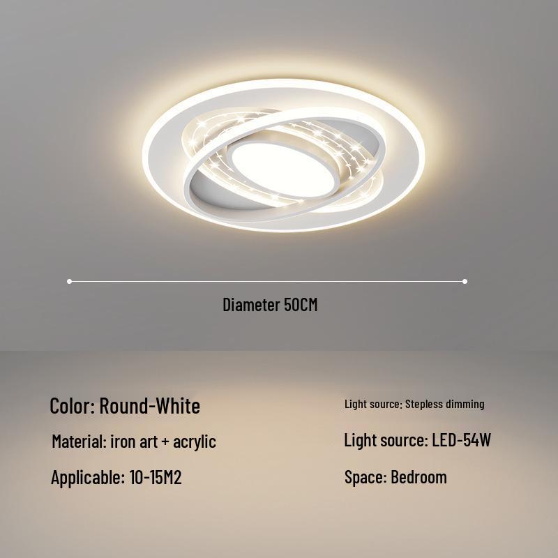 Nordic Rectangular LED Ceiling Light for Living Room and Bedroom