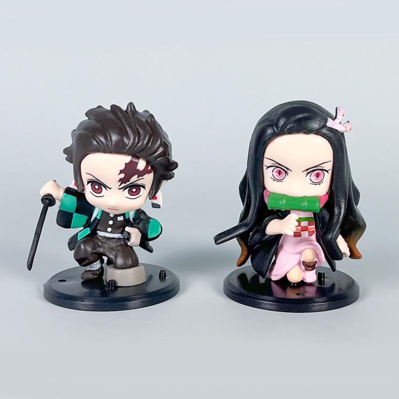 Slayer Demon Kimetsu No Yaiba Action Figure Cartoon Model Toy Decoration Gift