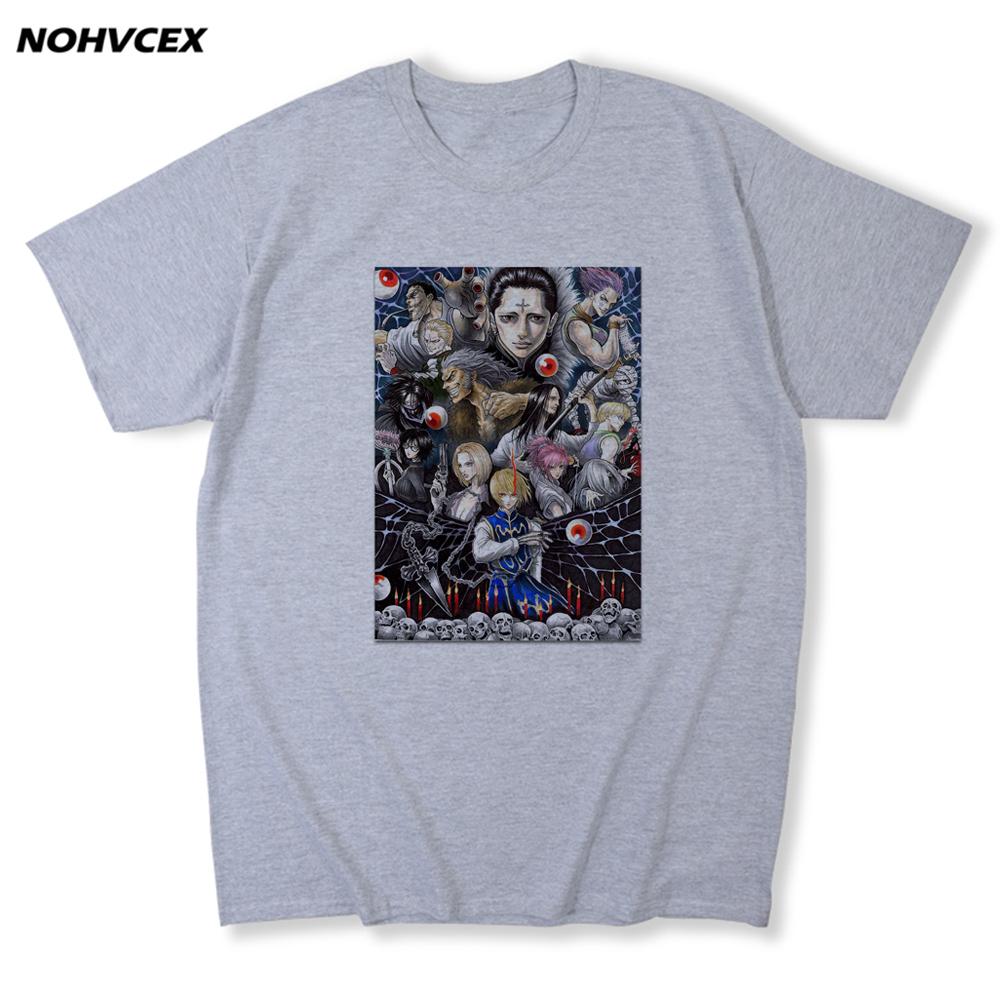 Hunter X Hunter Men Pure Cotton T Shirt Killua Zoldyck Anime Manga Japan Hunters Hxh Short S