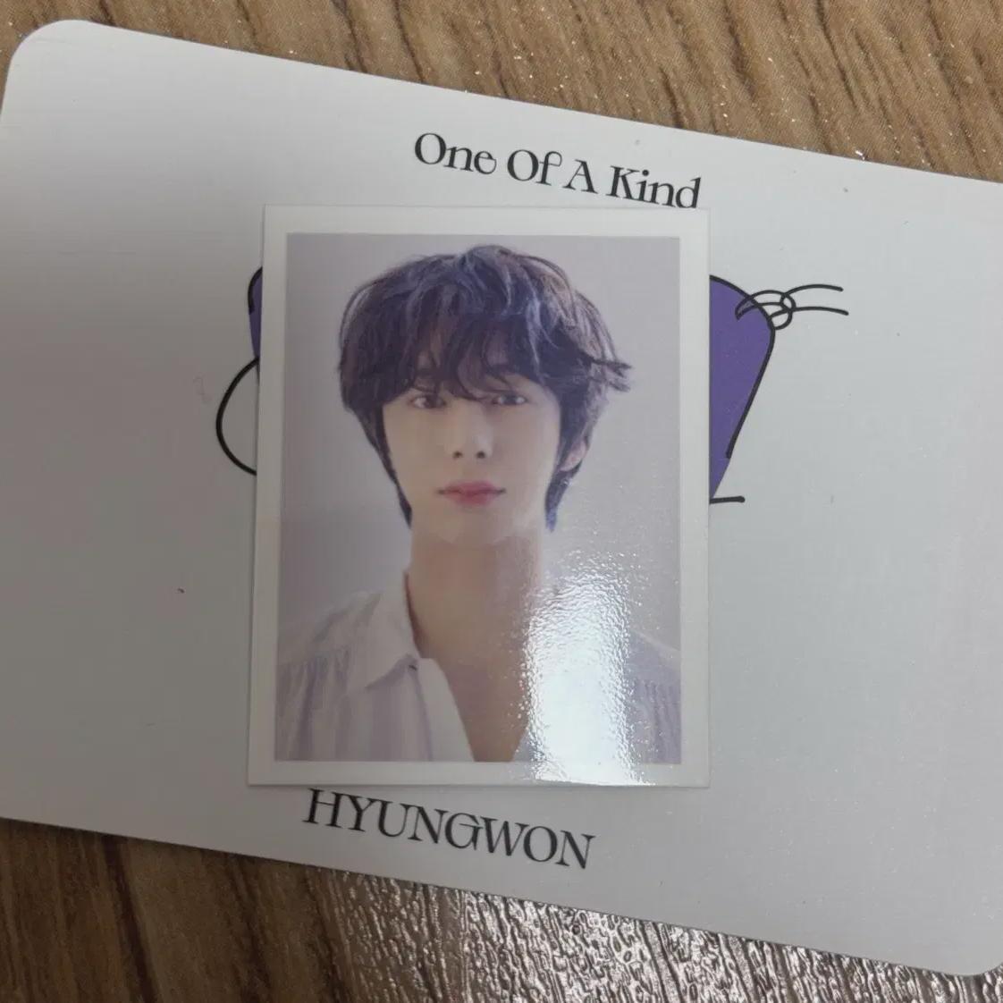 

Monsta X Photobook Comma Hyungwon Id Photo Certificate
