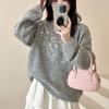 Sweater for Women Autumn Winter Thickened Pullover Warm Knitted Long Sleeve Oversize Jumper Tops