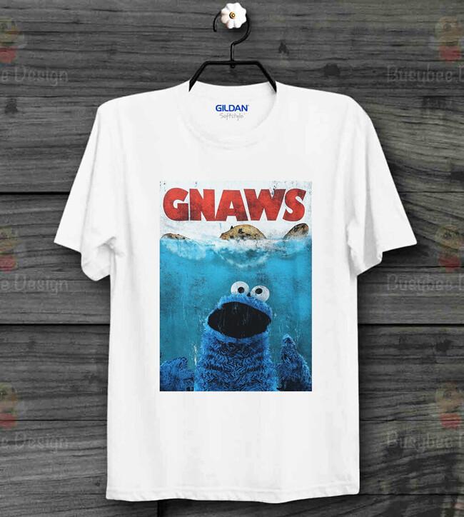 26 Sesame Street Cookie Monster Gnaws Vintage Cool Unisex T Shirt B406 Unisex T-Shirt XXXL