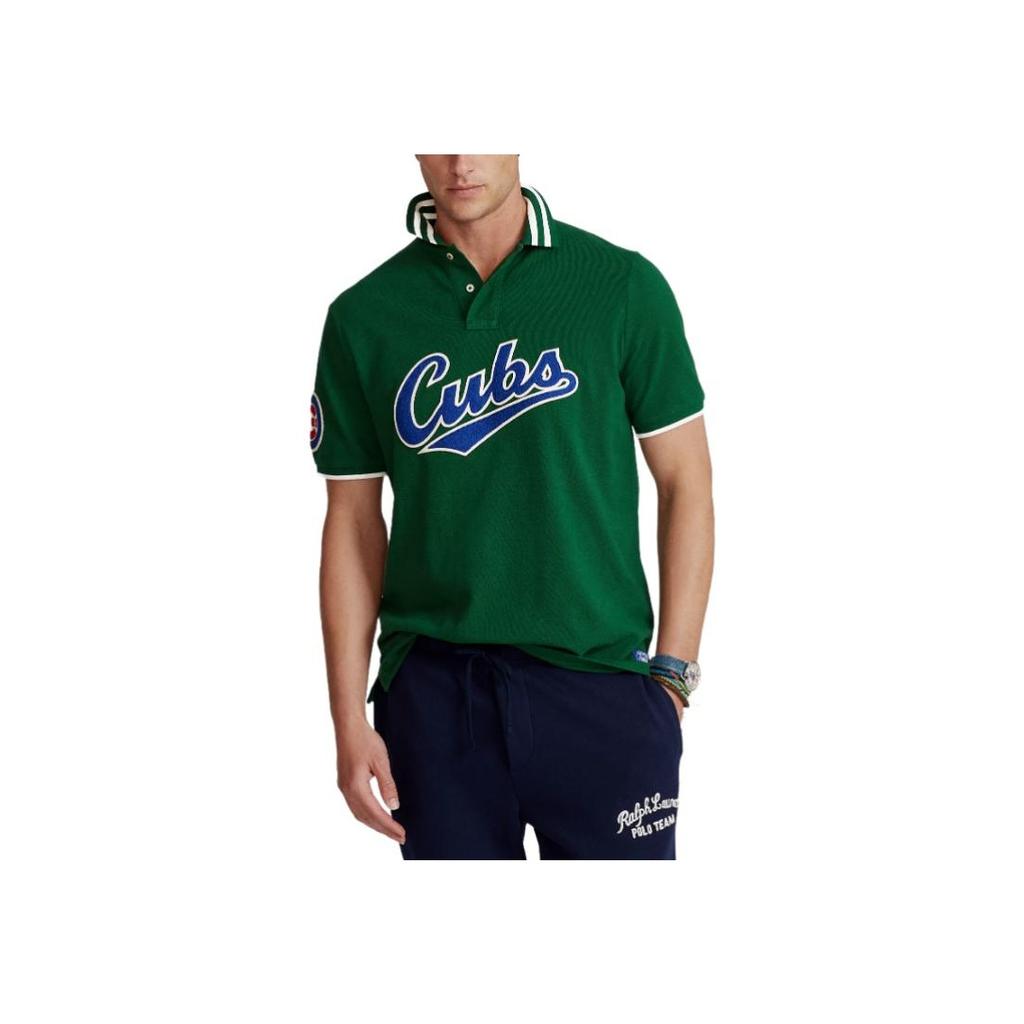 Polo Ralph Lauren Letter Logo Striped Pattern Casual Short Sleeve Polo Shirt Unisex polo shirts New-Forest 710810498-001