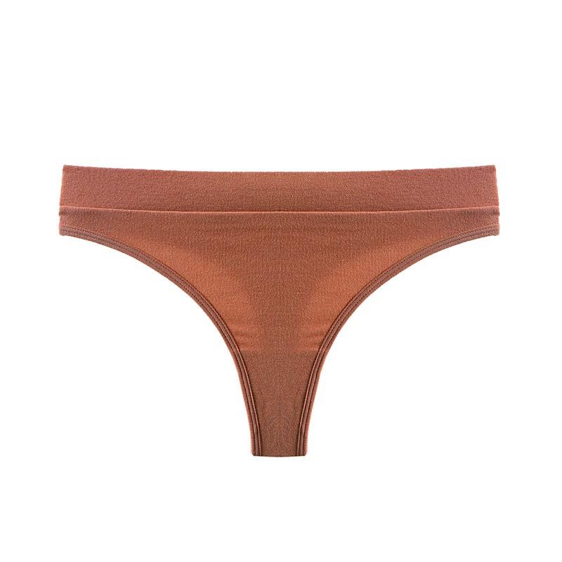 

Pants High Fork Cotton Ribbed Cotton Sexy Breathable Women s Fitness Sports Thong XL brick червоний колір