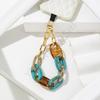 Retro acrylic mixed gold thick chain trendy versatile mobile phone lanyard style simple exquisite fashion mobile phone lanyard