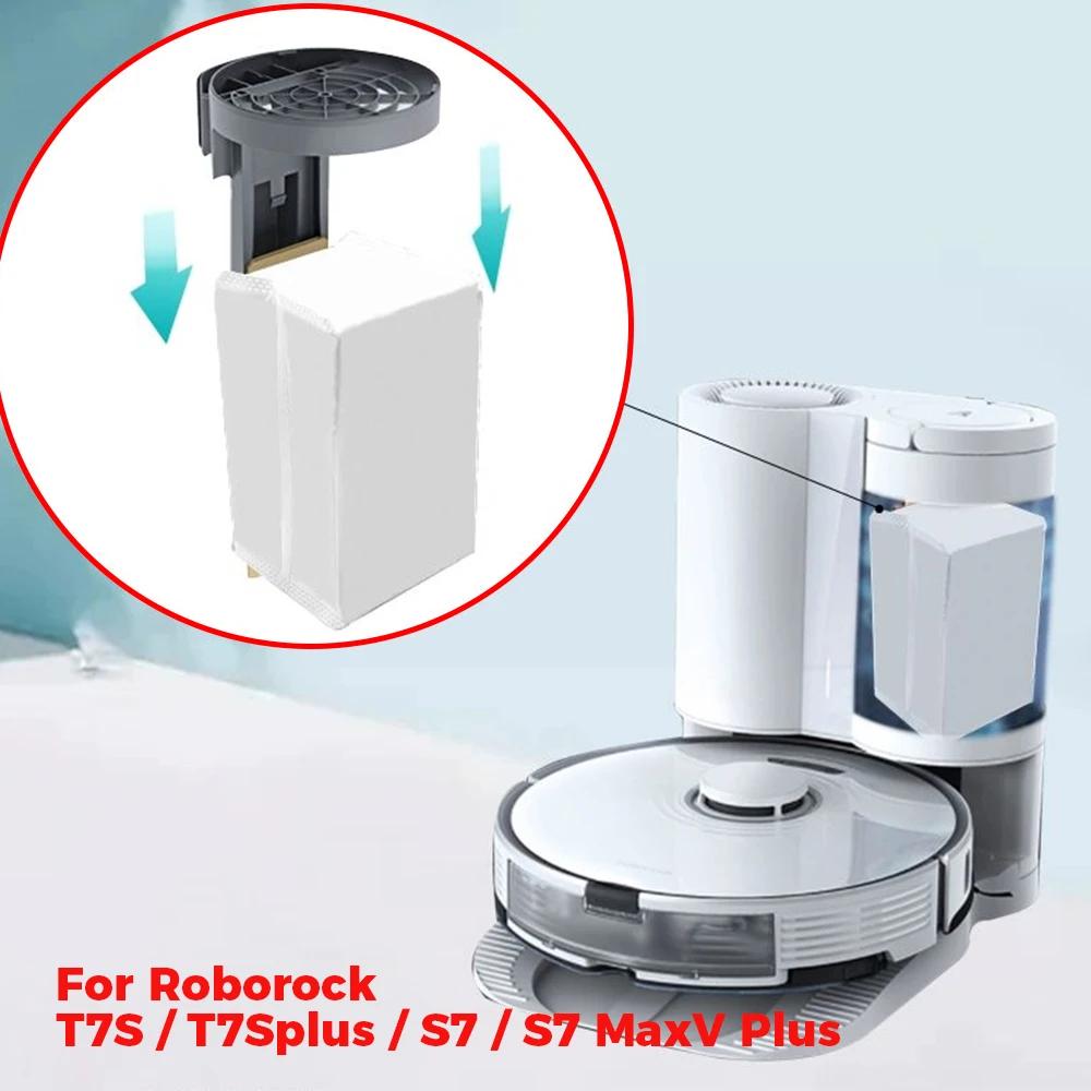 Dust Bag Replacement Accessories FOR Roborock US Version S7 S7 MaxV Plus T7S T7S Plus S7 Plus Robot Vacuum Dust Bin Dust Box