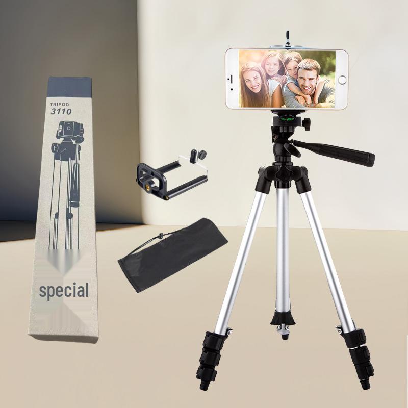 Compact Camera Tripod & Mobile Phone Holder for Selfie, Live Streaming, and Photography
