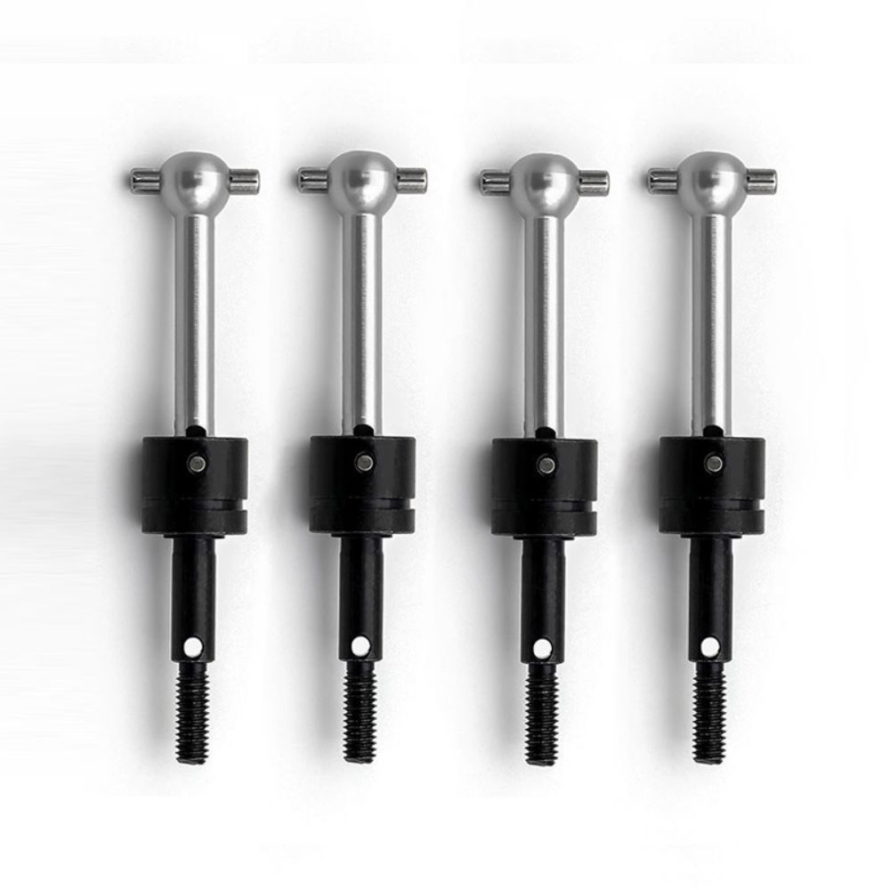 4Pcs High Strength Universal Joint Metal Upgraded Part Drive Shaft  for TT-01 TT-02 1/10 RC Car