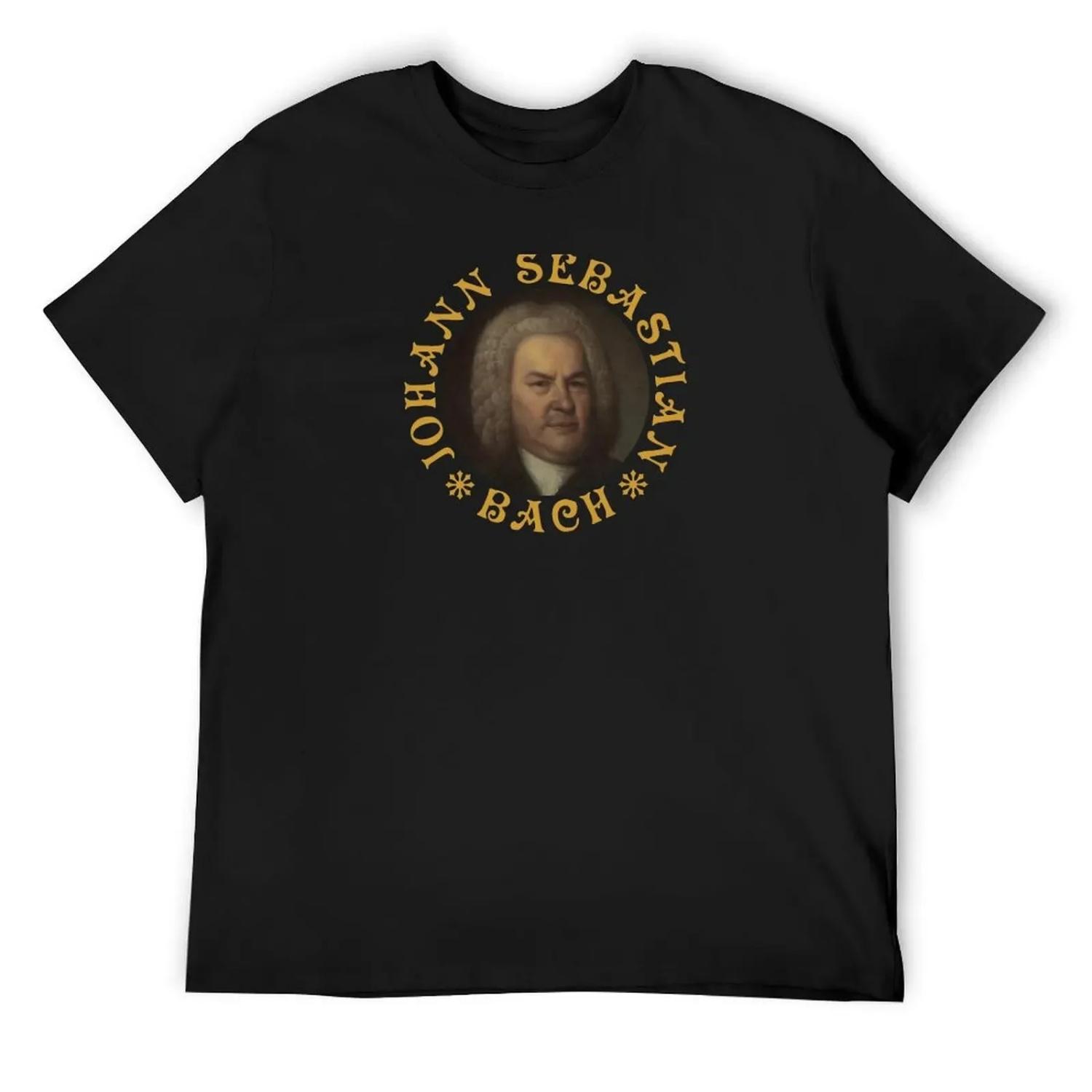 

Johann Sebastian Bach - BC - Old Gold T-Shirt designer shirts luxury designer vintage anime shirt mens t shirt graphic XXXXXL різнокольоровий