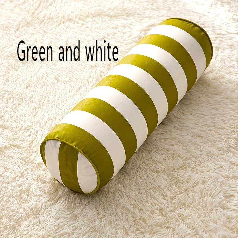 Modern Striped Cylinder Pillow Soft Machine Washable for Home Decor Sofa Bedside Car Office Lumbar Support Long Pillow 4839₽