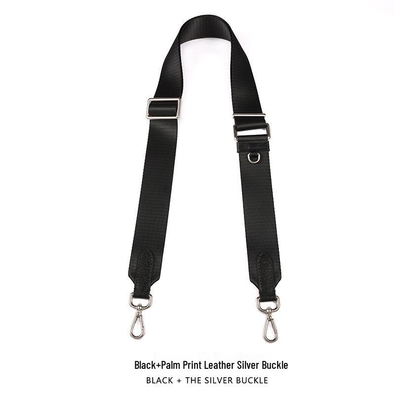 Black Wide Replacement Shoulder Strap for Hobo Cotton/Nylon Crossbody Bag or Backpack