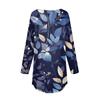 Women's  Loose Casual Flower Printed Round Neck Long Sleeved T Shirt Top Pullover Long Sleeved Sweatshirt