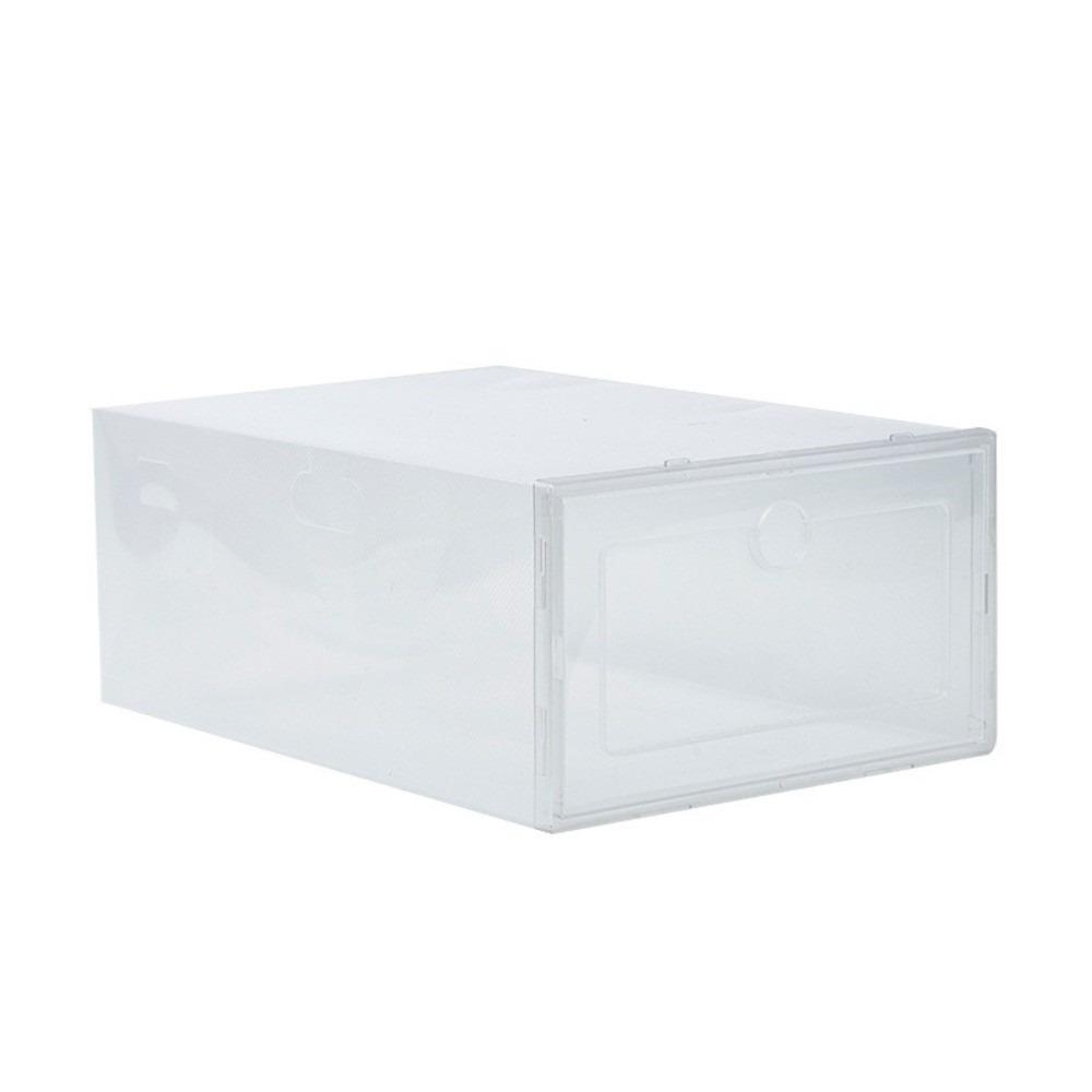 Transparent Shoe Cases Plastic Shoes Organizers New Sneaker Boxes  Household