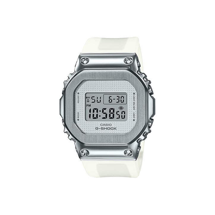 CASIO Men Full Metal Series White Watch GM-S5600SK-7PR GM-S5600SK-7PR Regular Watch Box