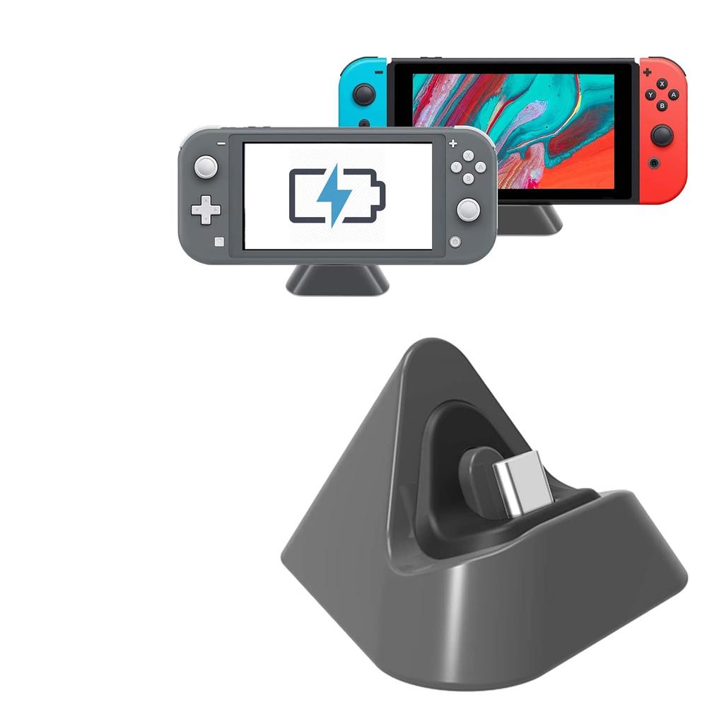 Charging Dock for Nintendo Switch Lite, Charging Stand Station Compatible with Nintendo Switch (Coral)
