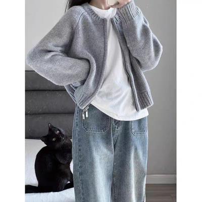 Sweter Kardigan dla kobiet kurtka trykot płaszcz dzianina odzież wierzchnia jesień zima kobieta moda dzianiny kardigan