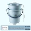 Jingdu Zhixing Thickened Dormitory Plastic Bucket Set