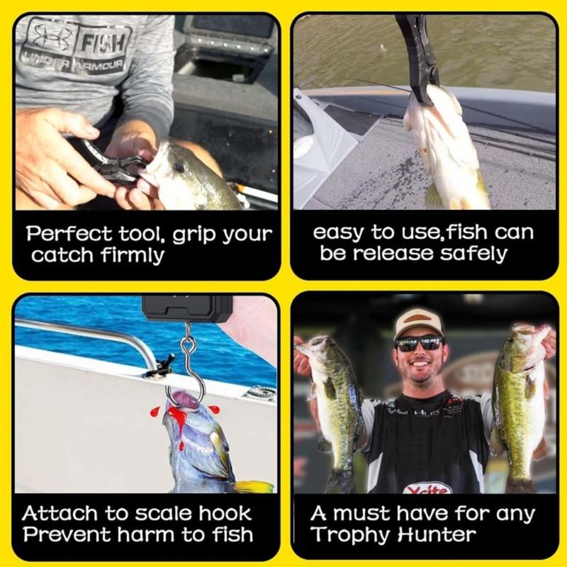 Portable Fish Control Clamps Fishing Pliers Nonslip Handle Plastic Fishing Pliers Fishes Lip Gripper Control Tool