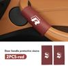 2pcs Car Door Handle Cover Leather Auto Door Knob Protector For Volkswagen VW Golf Jetta Passat mk4 mk5 mk6 CC B5 B6 B7 Golf 4 zk0