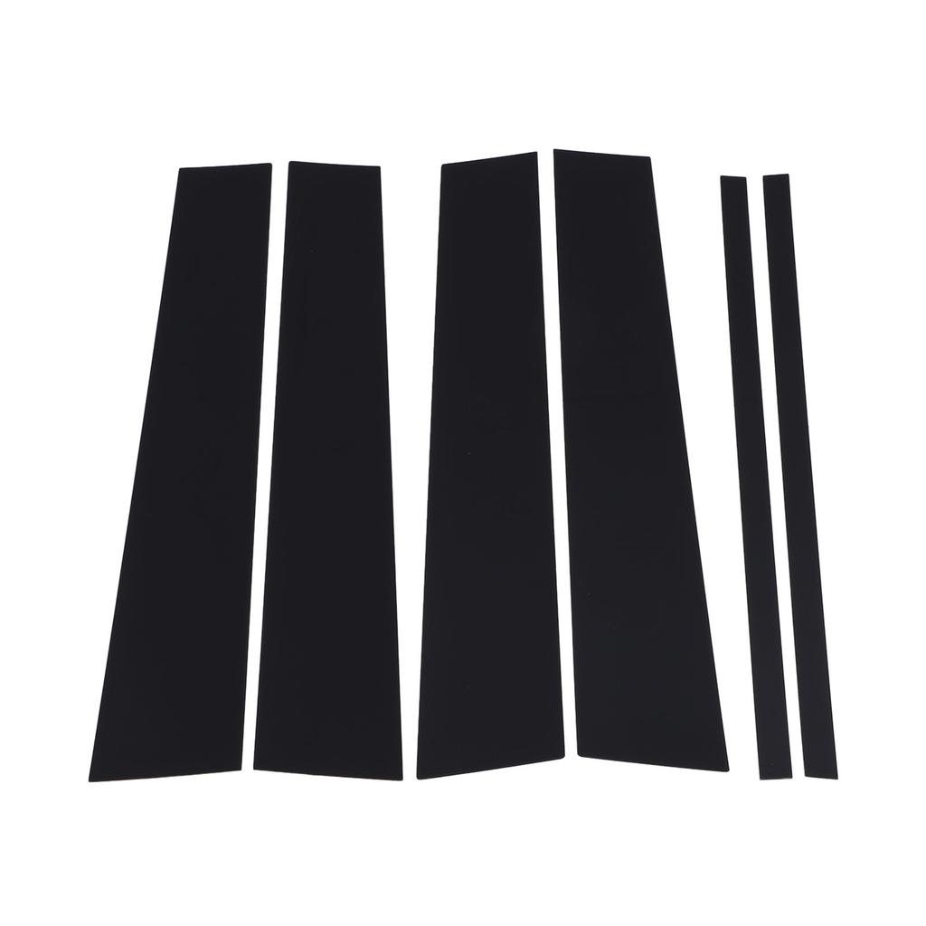 6pcs Pillar Post Trim High Strength PC Gloss Black Door Window Pillar Cover for Explorer Aviator