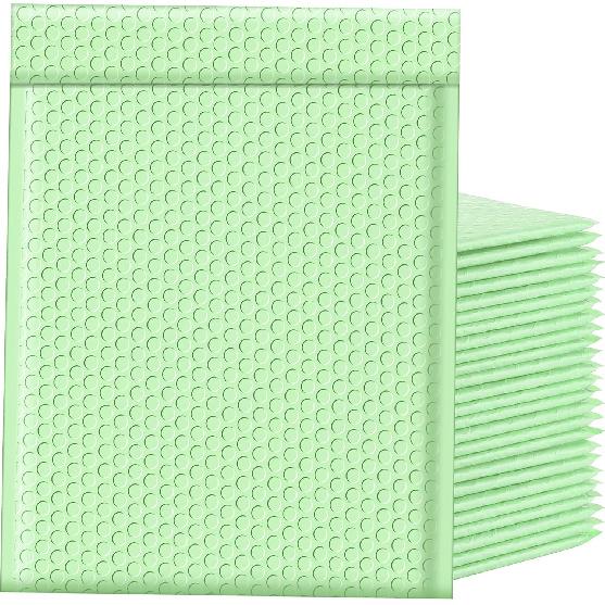 Famagic Bubble Mailers 8.5x12 Inch 25pc Light Pink Shipping Bags, Chic Packaging Bags For Small Business, Colored Padded Mailing Envelopes, Opaque