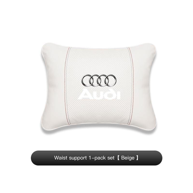 2026 Hot Luxury Suede Car Seat Headrest Neck Lumbar Support Key Ring For Audi A7 A3 A4 A6 A5 Q5 A1 Q7 Q3 Q4 TT SQ5 RSQ3 RSQ8 S3 S4 RS5 S7