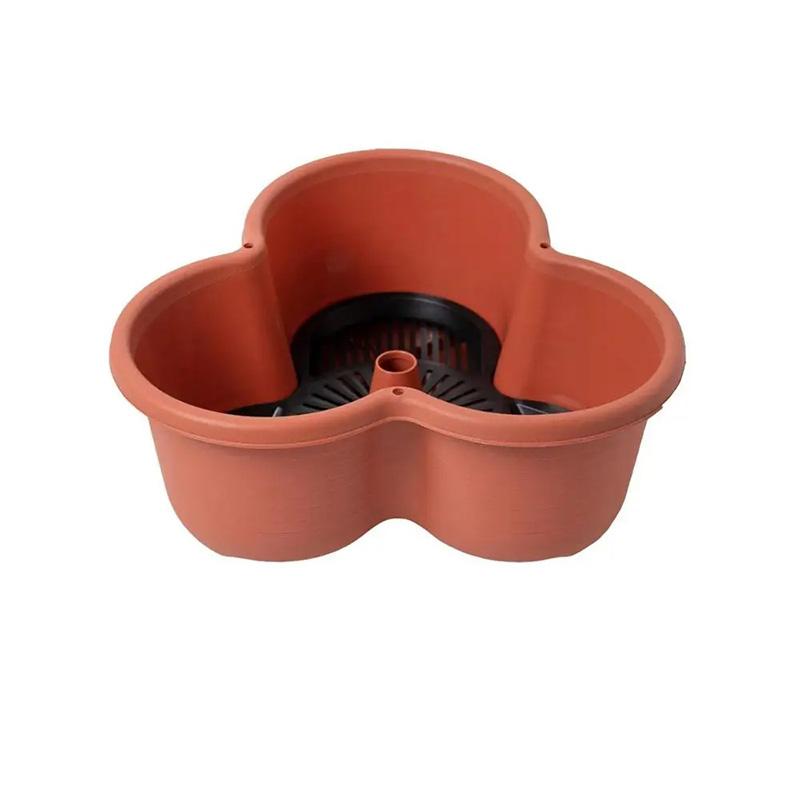 

1 шт. вертикальный горшок для клубники, горшок на колесиках, цветочные горшки, пластиковый горшок, башенный стиль