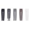 High-Waisted Tummy-Control Butt-Lifting Grey Cotton Tights - Women's Plus Velvet Thick Warmth Pantyhose for Autumn/Winter