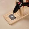 Thickened Anti-Scald Solid Wood Stand for Hot Melt Glue Gun with Head Fixing Feature