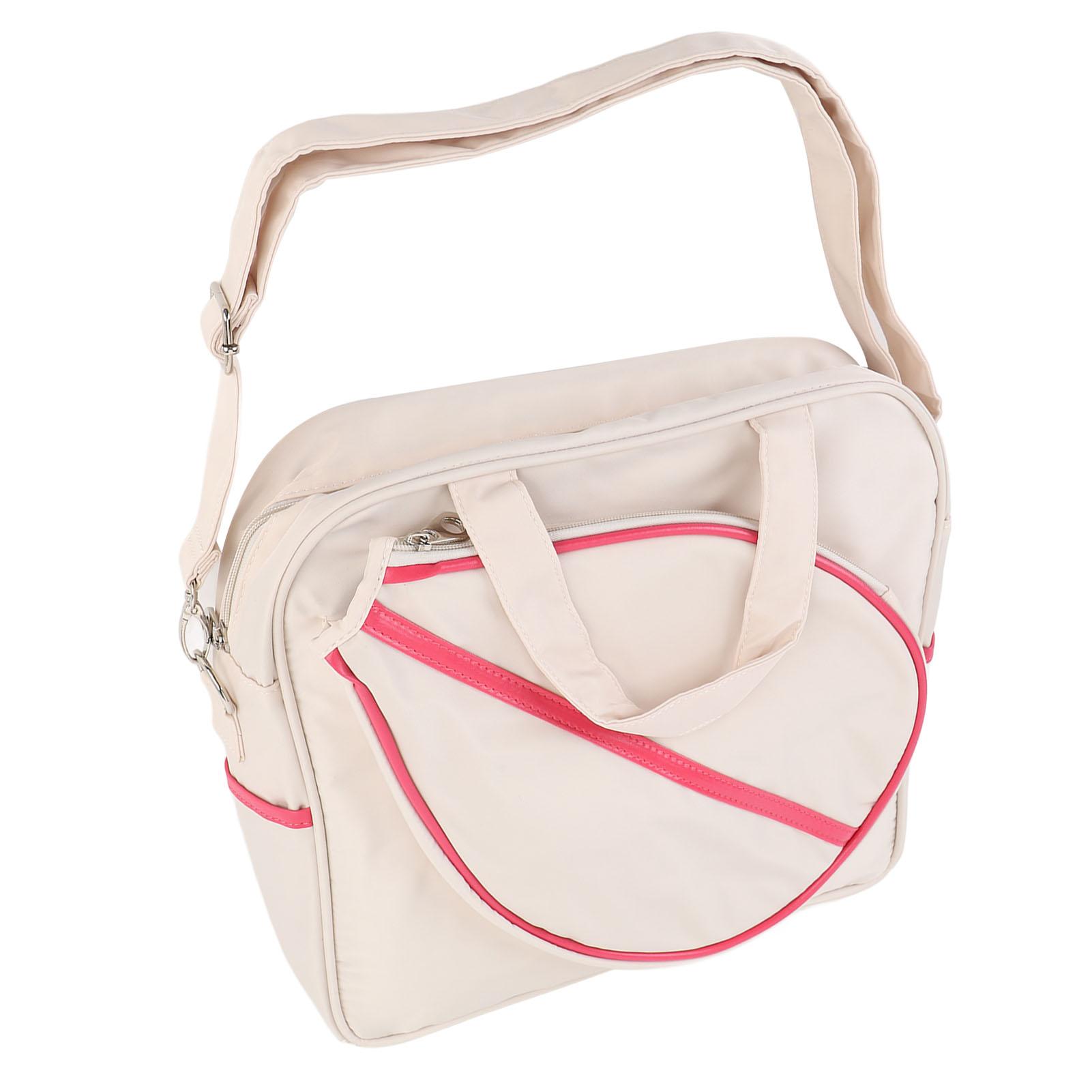 Badminton Shoulder Bag Large Capacity Oxford Fabric Dry Wet Separation Stylish Badminton Racket Bag