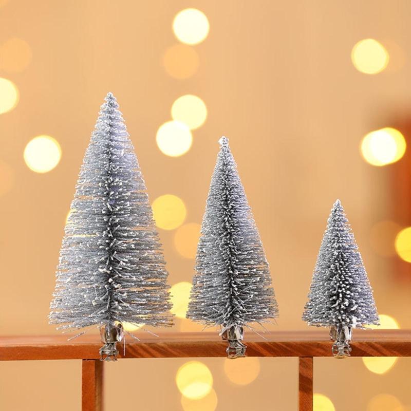Simulated Small Christmas Tree with Clip Mini Christmas Tree Pine Needle Tree